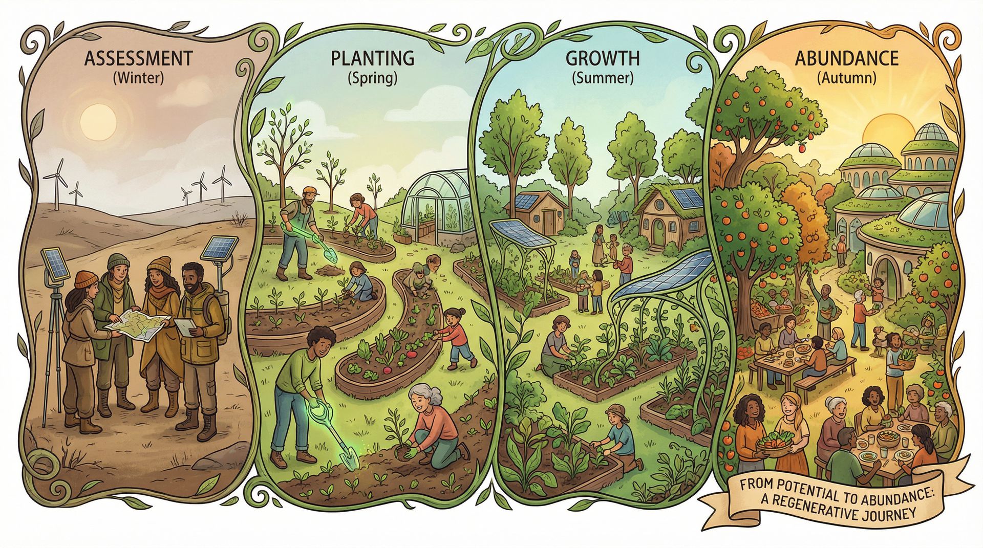 Seasonal journey from assessment to abundance